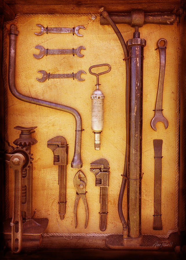 Auto Mechanic Vintage Tools Photograph by Ann Powell