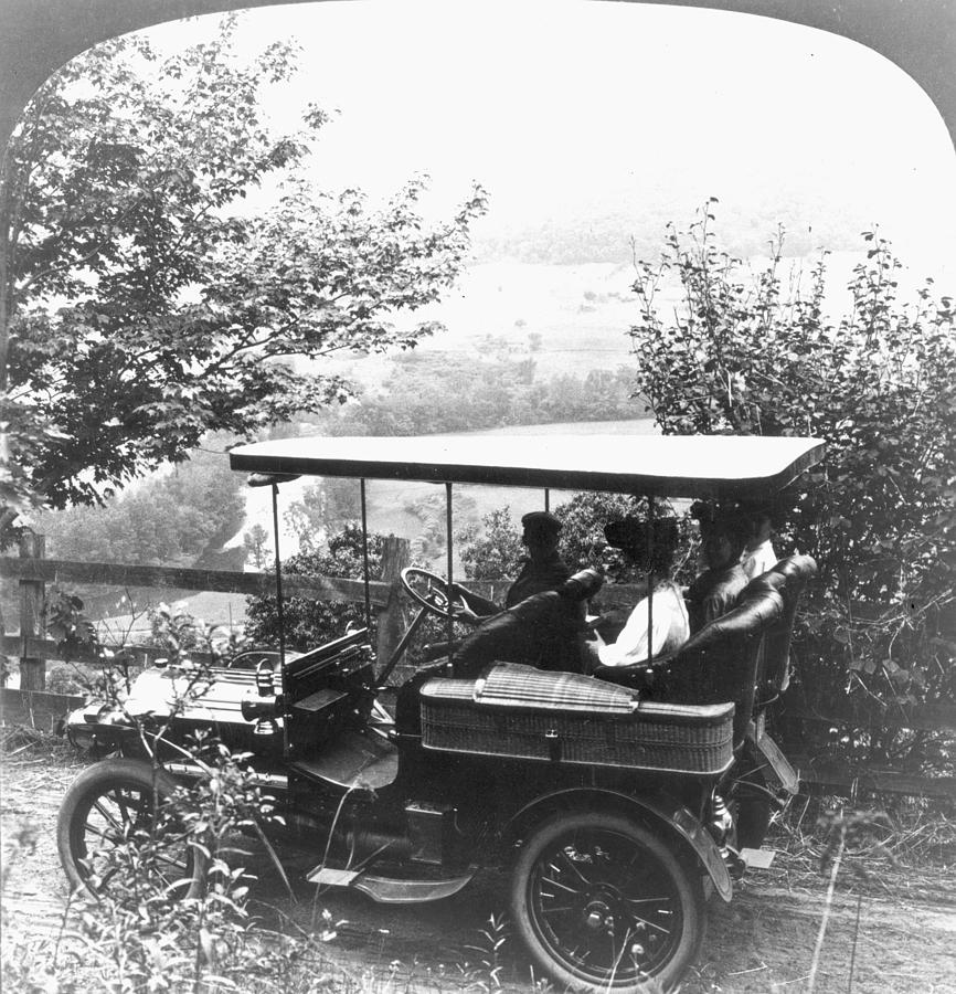 Automobile, 1906 Photograph by Granger