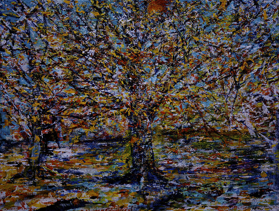 Autum In Central Park Painting by Jack Diamond