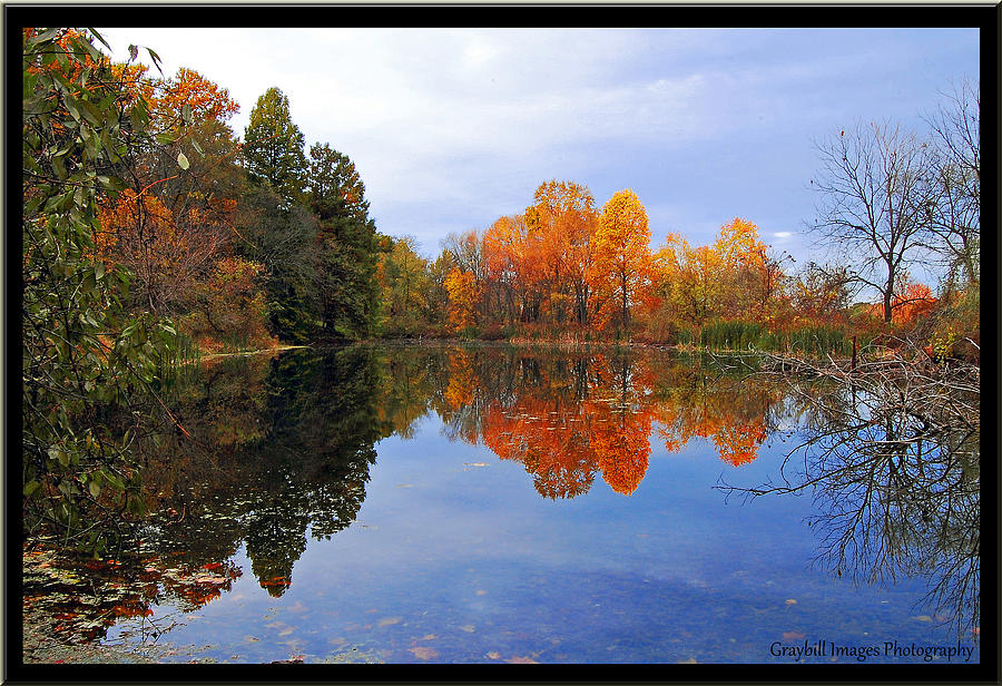 Nature Photograph - Autum Reflection by Brian Graybill