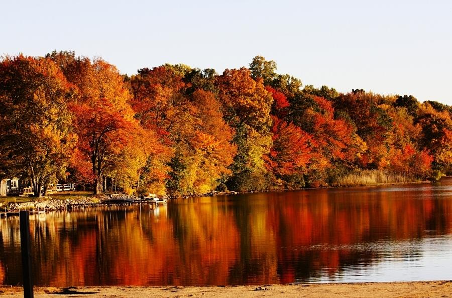 Autumm Mirror Photograph by Chris Schroeder - Fine Art America