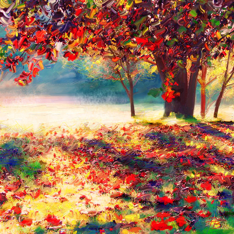 Autumn 2 Painting by Angie Braun
