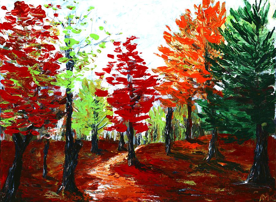 Autumn Painting by Anastasiya Malakhova