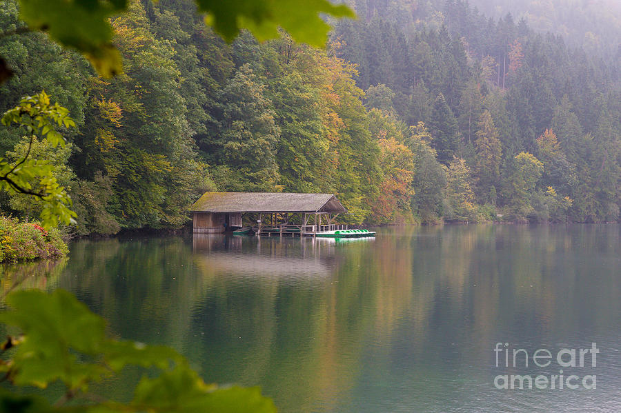 Autumn At Alpsee Lake- A Photograph
