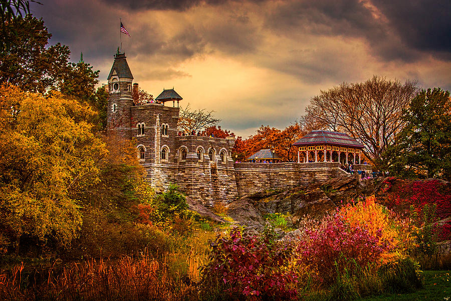 Castle Photograph - Autumn at Belvedere Castle  by Chris Lord