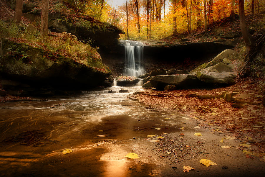 Autumn at Blue Hen Falls Photograph by Rob Blair