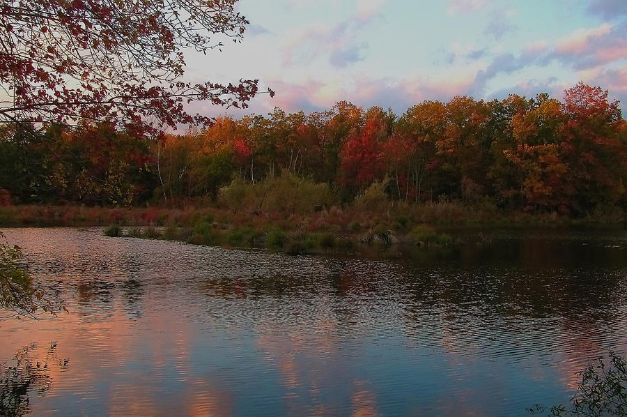 Autumn at Horn Pond Photograph by Jeff Heimlich