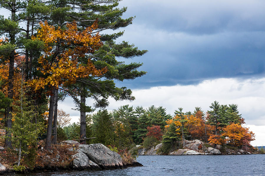 Autumn at Lower Buckhorn Lake # 1 Photograph by Nicole Couture-Lord ...