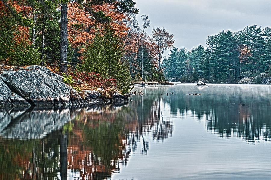 Autumn at Lower Buckhorn Lake # 3 Photograph by Nicole Couture-Lord ...