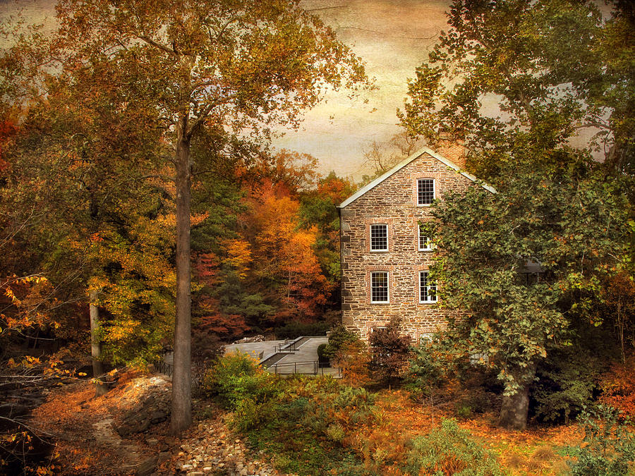 Autumn At Stone Mill Photograph by Jessica Jenney