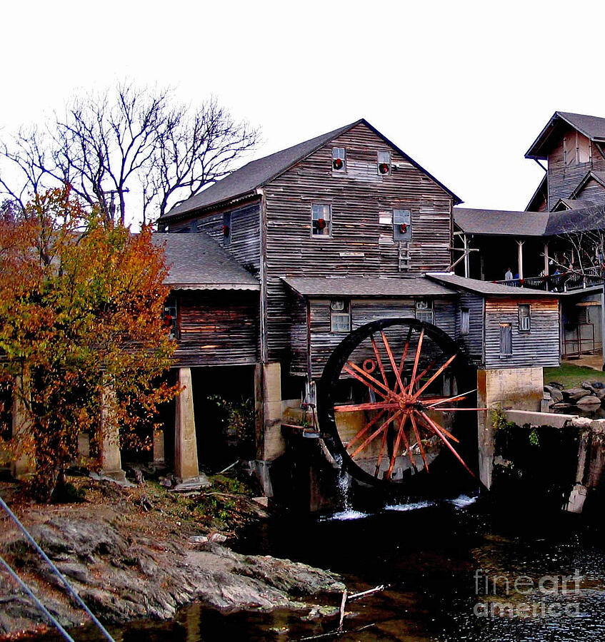 Autumn at the Old Mill in Pigeon Forge Tennessee Photograph by Marian ...