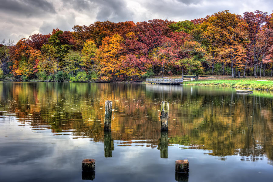 Autumn At The Pond Photograph by Scott Wood