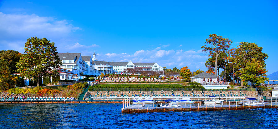 Autumn At The Sagamore Hotel - Lake George New York Photograph