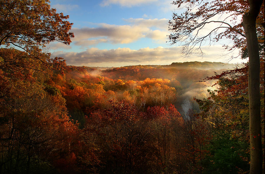 Autumn at Tinkers Creek Gorge Photograph by Rob Blair