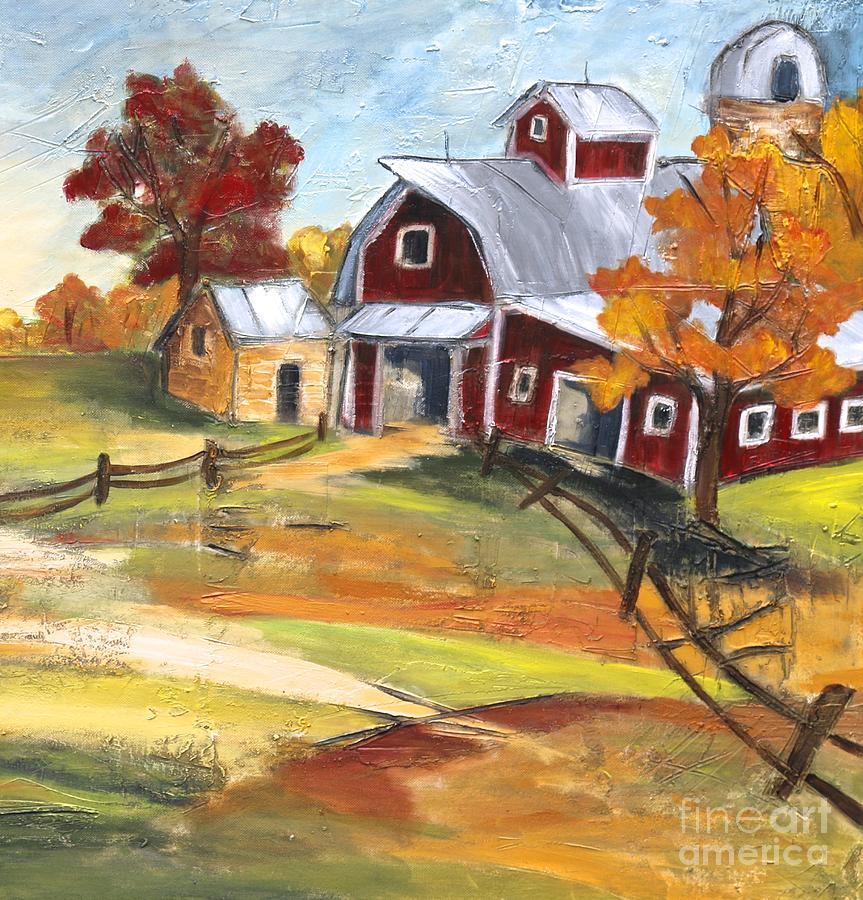 Autumn Barn Painting by Jenny King - Fine Art America