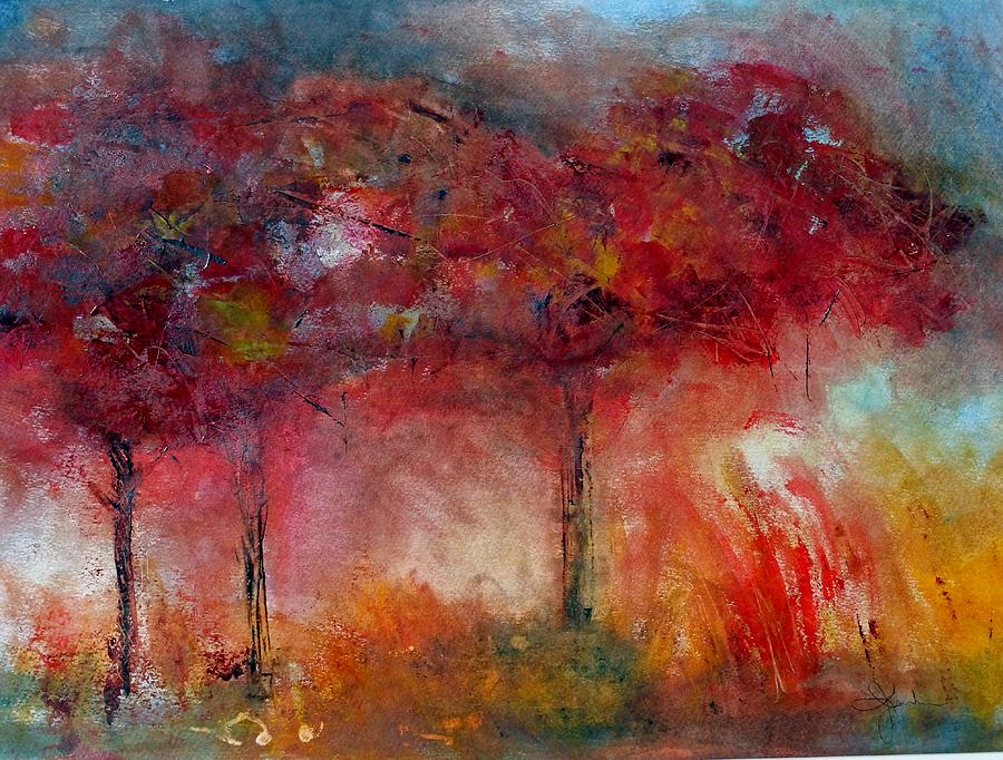 Autumn Blaze Painting by Julie Larkin - Fine Art America