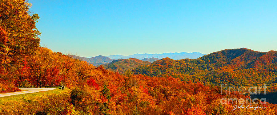 Autumn Blue Ridge Photograph by John Douglas