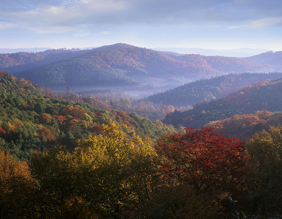 Autumn Blue Ridge Parkway North Carolina Photograph by Tim Fitzharris