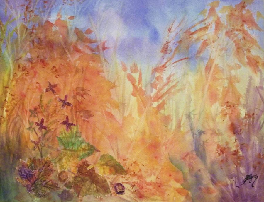 Autumn Breeze Painting by Ellen Levinson