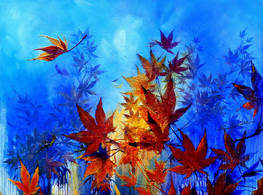 Autumn Breeze Painting by Hanne Lore Koehler