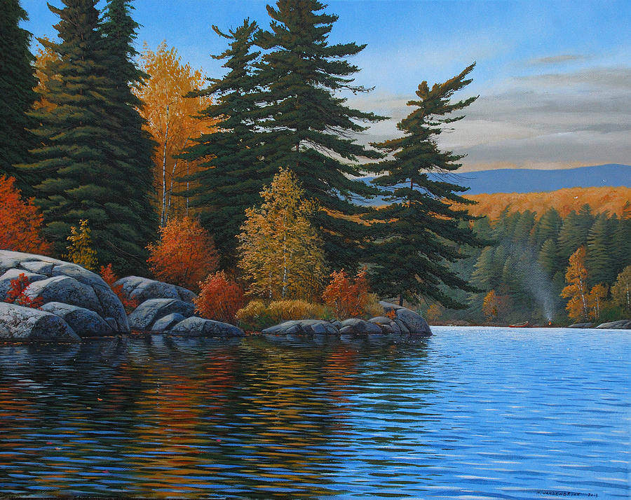 Autumn Breeze Painting by Jake Vandenbrink