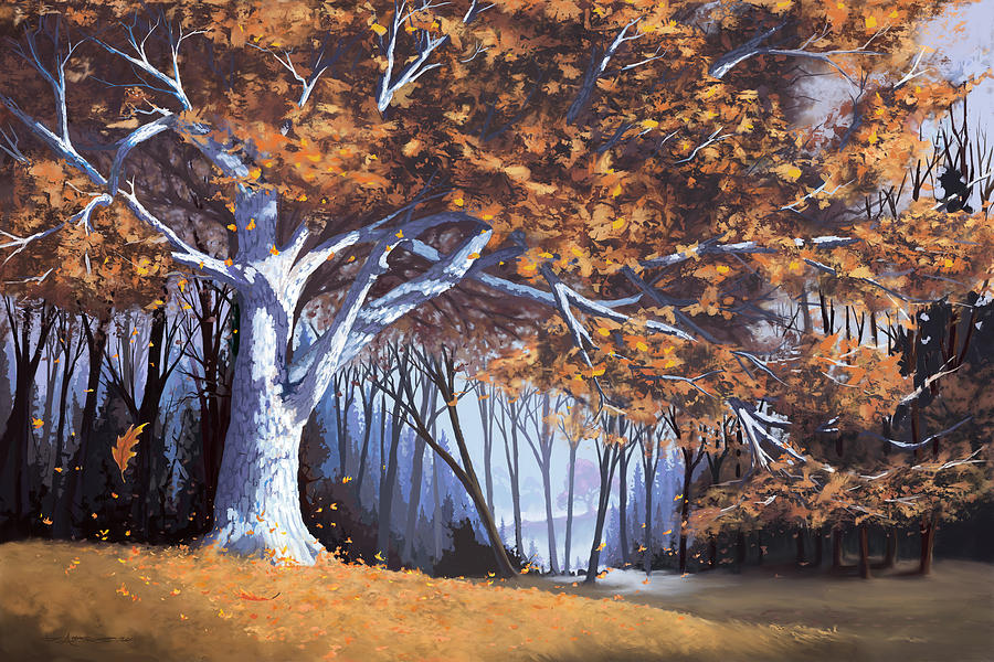 Autumn Breeze Painting by Joe Ambrose - Fine Art America