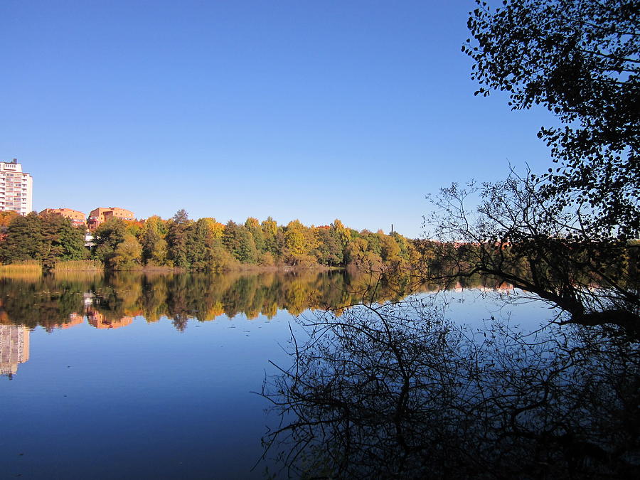 Autumn by the Lake 5 Photograph by Rosita Larsson | Fine Art America