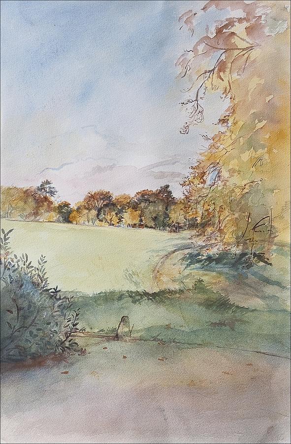 Fall Painting - Autumn by Caroline Hervey-Bathurst
