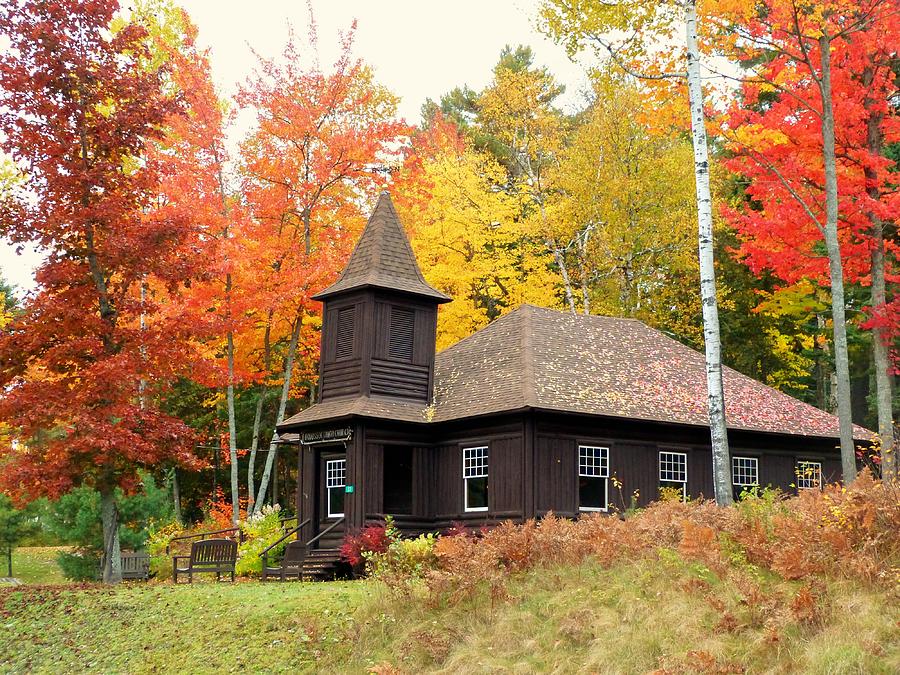 Autumn Chapel Photograph by Elaine Franklin