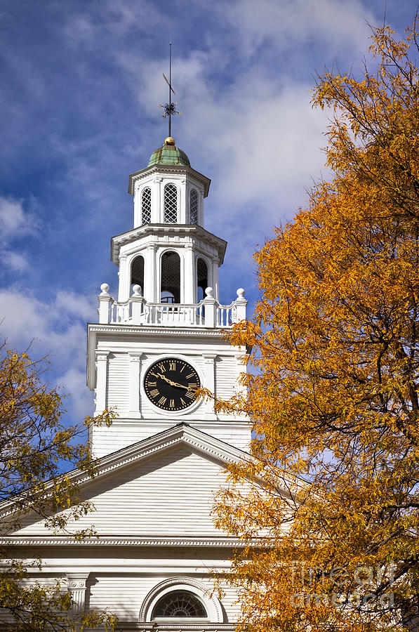 Autumn Church Photograph by Brian Jannsen