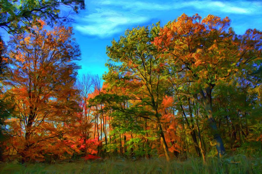 Autumn Clearing Digital Art by Dennis Lundell