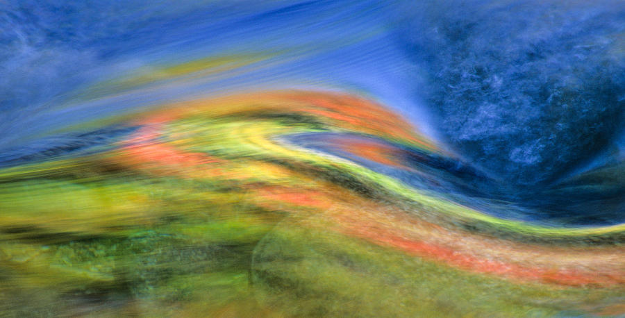 Autumn Color Swirl Photograph by Michael Hubley