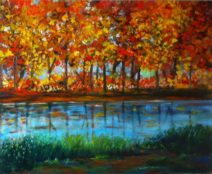Fall Painting - Autumn Colors by B Russo