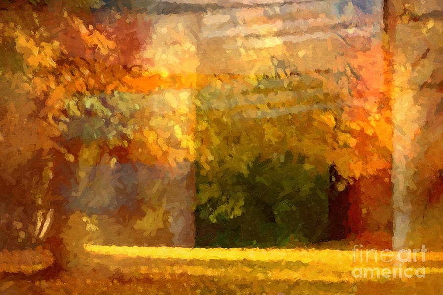 Autumn Colors Painterly Painting by Lutz Baar