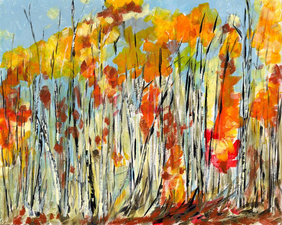 Autumn Colours Painting by David Dossett