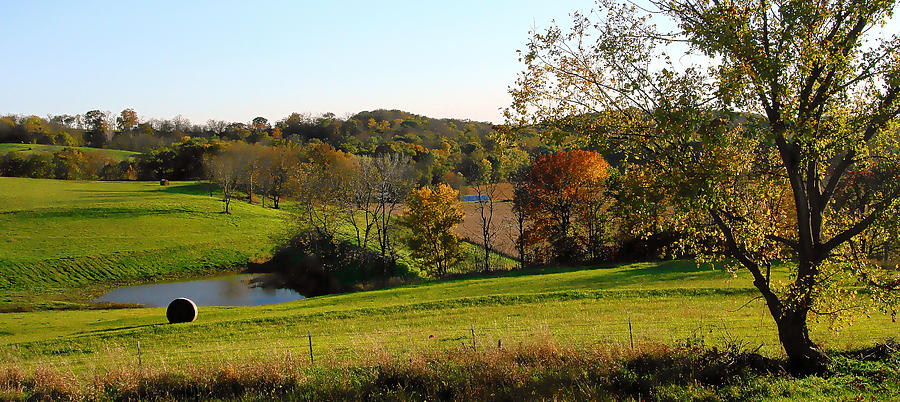 Autumn Countryside Photograph by Ellen Tully