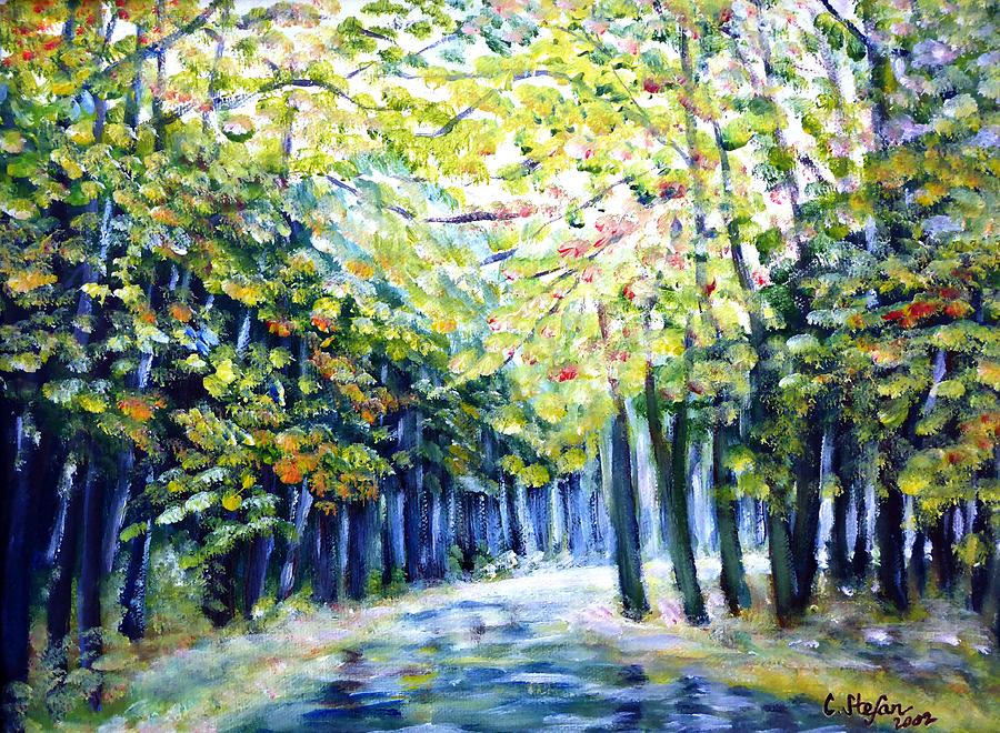 Autumn Painting by Cristina Stefan