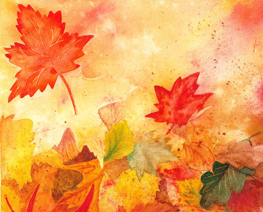 Autumn Dance Painting by Irina Sztukowski