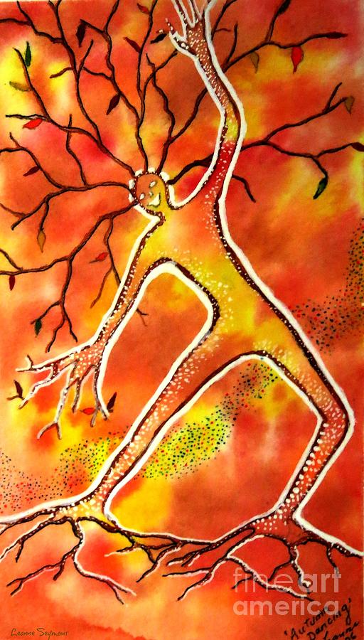 Autumn Dancing Painting by Leanne Seymour