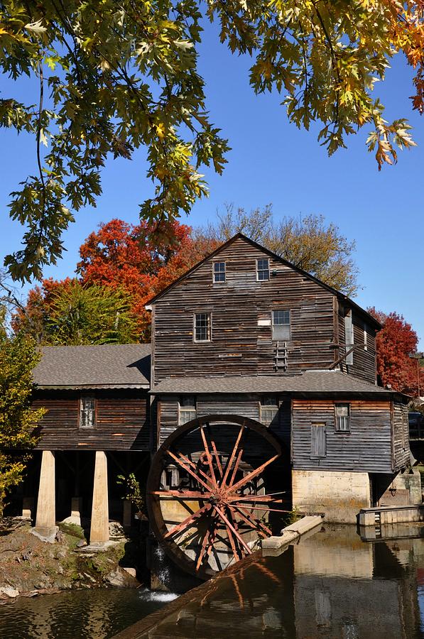 Autumn Day at The Old Mill Photograph by John Saunders | Fine Art America