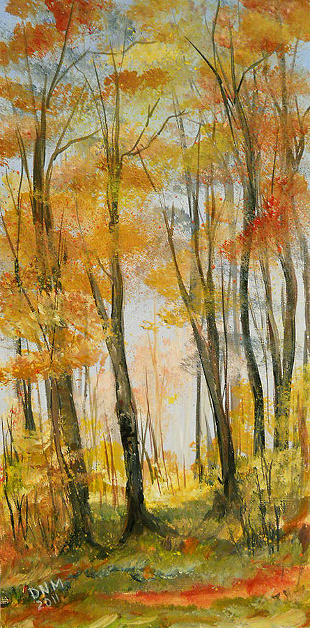 Autumn Day Painting by Dorothy Maier