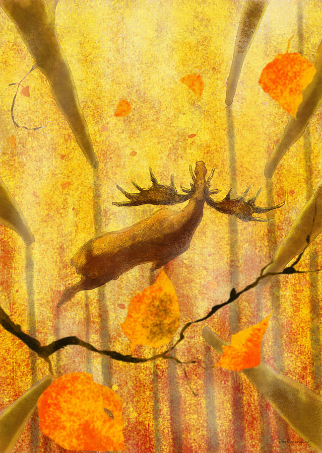 Autumn Digital Art - Autumn by Dmitry Rezchikov Autumn Digital Art - Autumn by Dmitry Rezchikov