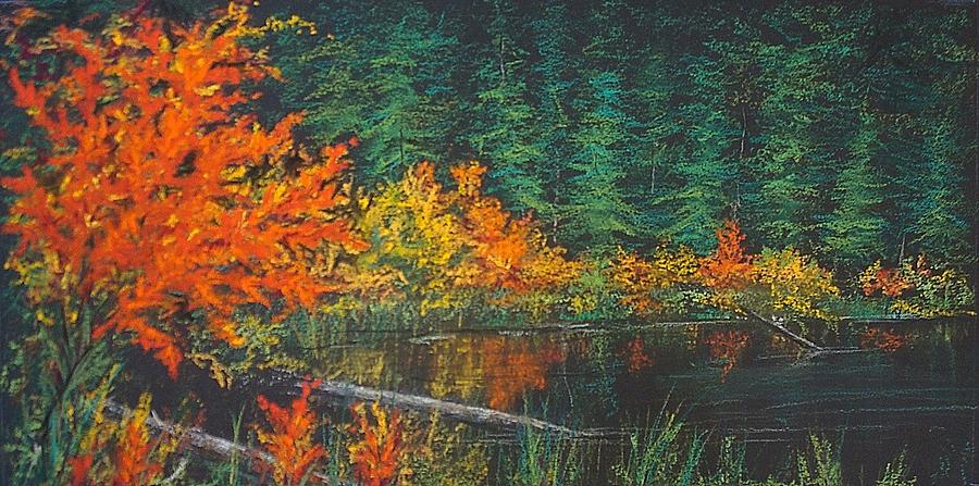 Autumn Eve Painting by Kay Ridge
