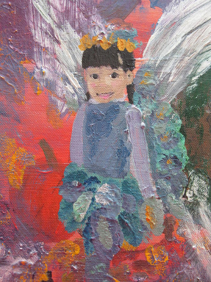 Autumn Fairy Painting by Susan Voidets