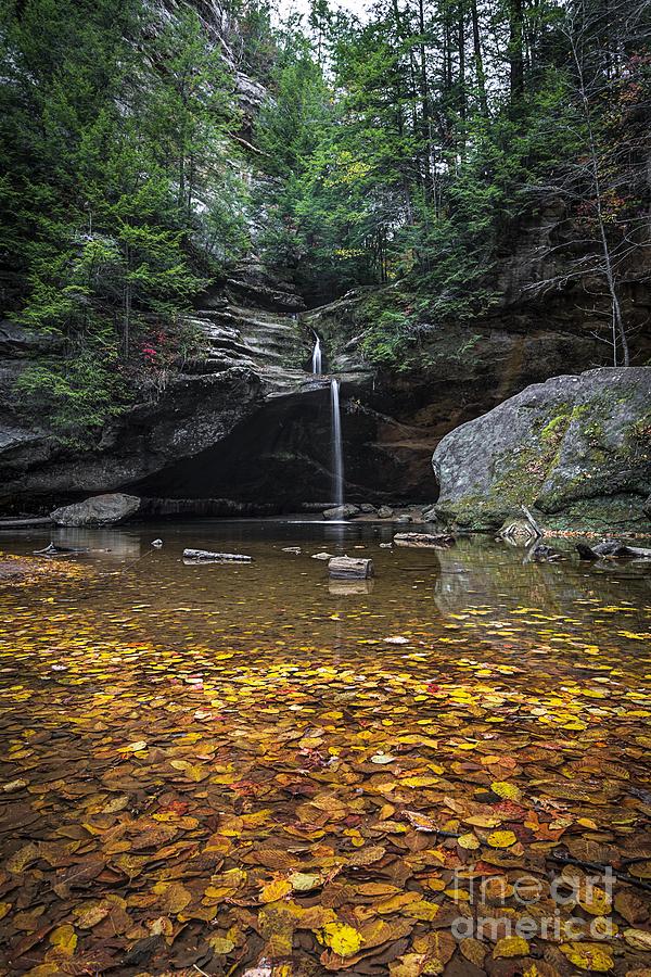 Nature Photograph - Autumn Falls by James Dean