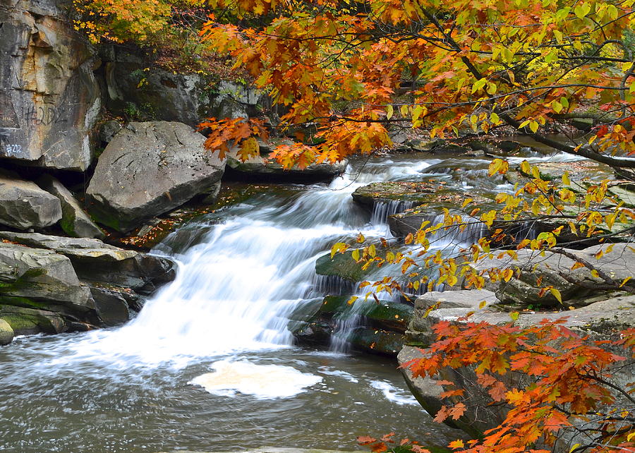 Autumn Falls Photograph by Frozen in Time Fine Art Photography - Fine ...