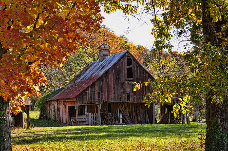Autumn Farm Photograph by Dawn Marie Loehr - Fine Art America