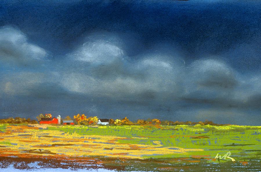 Autumn Farm Painting by William Renzulli