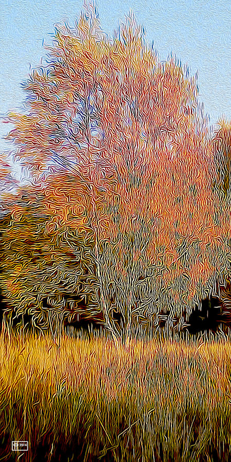 Autumn Fires Digital Art by Jim Pavelle