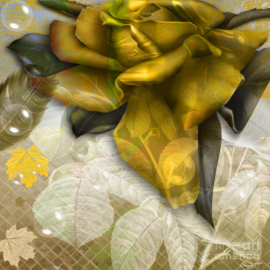 Autumn Flower Digital Art by Eleni Synodinou